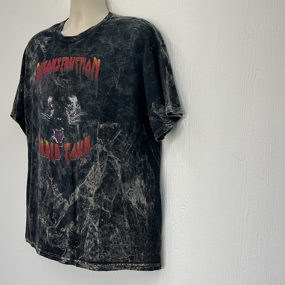 Ladrft - Deconstruction World Tour Black Panther Graphic Tye Dye T Shirt Large - Picture 5 of 8